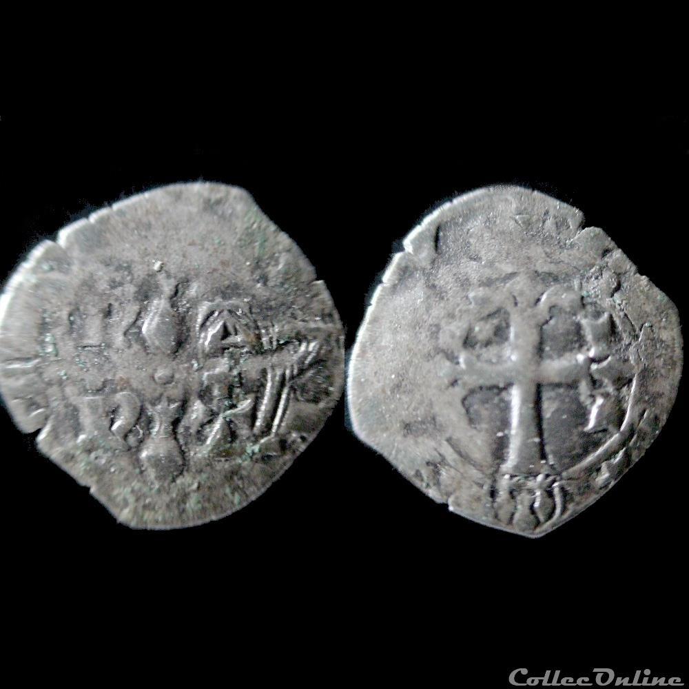 monnaie france feodale double tournois charles de blois fin 1341 nantes