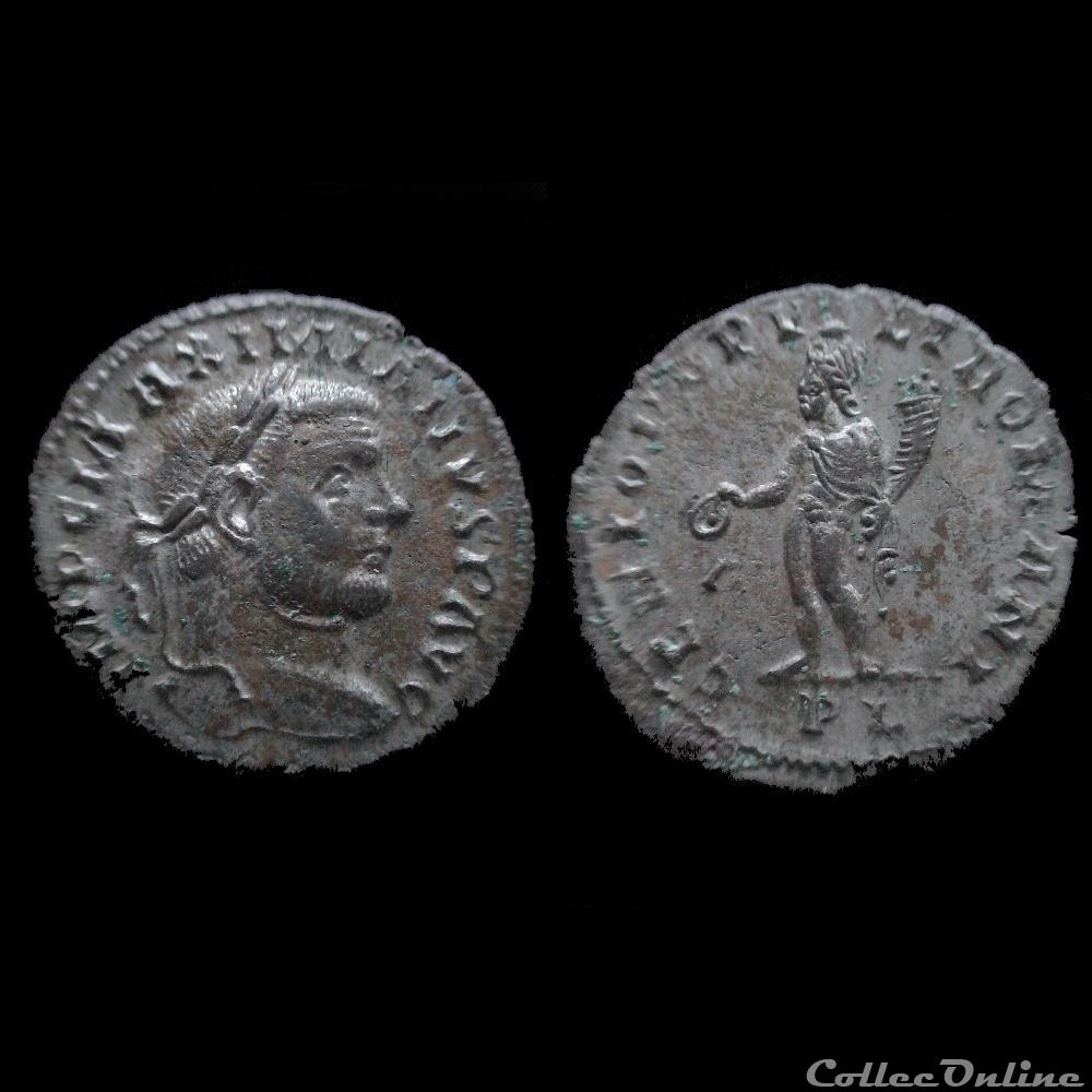 FOLLIS MAXIMIEN HERCULE 296 LYON PL/A monnaies antiques romaines imperiales et republicaines follis maximien hercule 296 lyon pl a