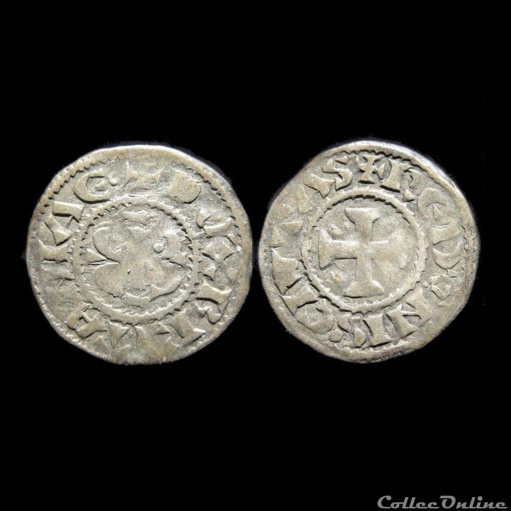 monnaie france feodale denier hoel ii de bretagne 1066 1084 rennes