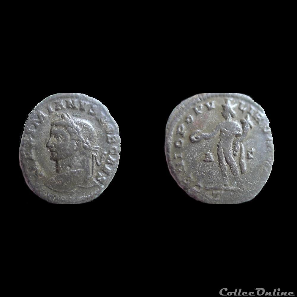 FOLLIS GALERE 296 297 TREVES TR A/r monnaie antique av jc ap romaine follis galere 296 297 treves tr a r
