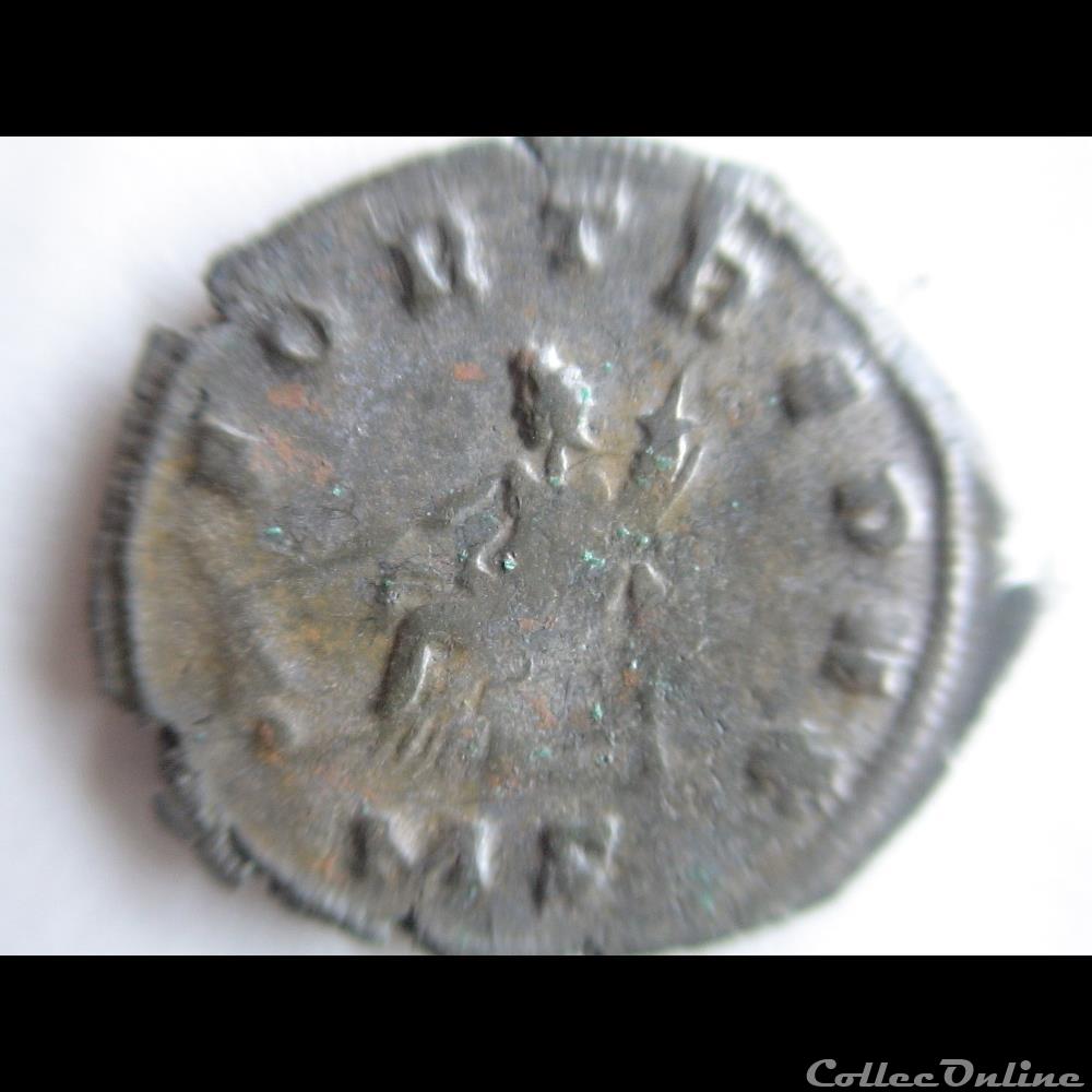 GALLIEN 263-264 MILAN LA FORTUNE monnaie antique romaine gallien 263 264 milan la fortune