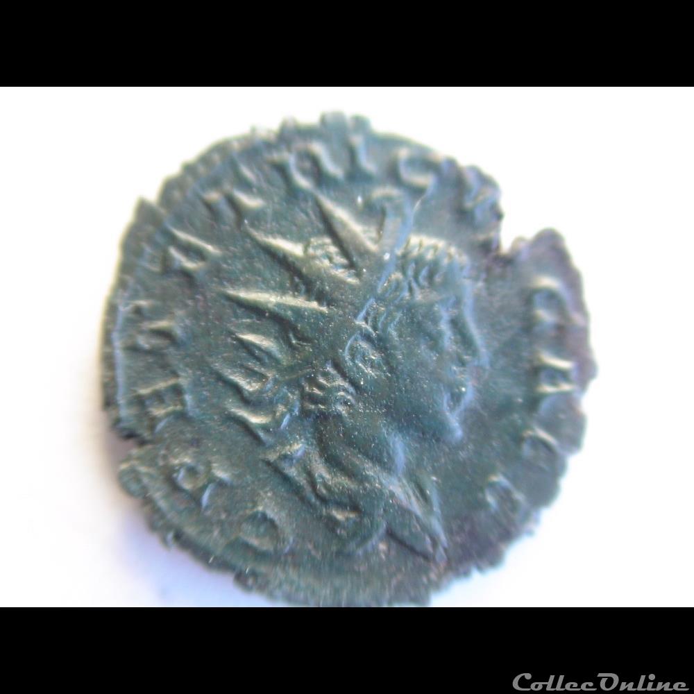 TETRICUS II 273 TREVES INSTRUMENTS monnaie antique romaine tetricus ii 273 treves instruments