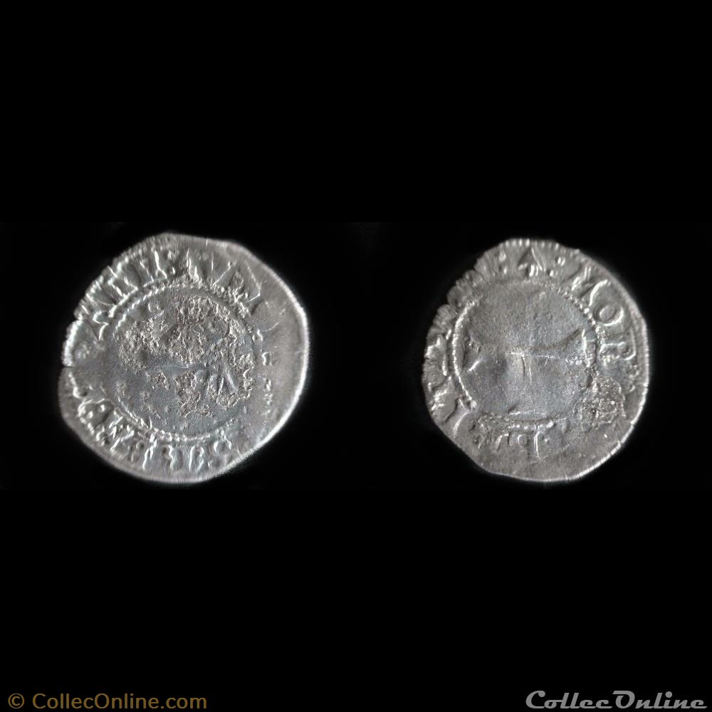 DENIER A L'HERMINE LOUIS XII 1498 NANTES monnaie france royale denier a hermine louis xii 1498 nantes