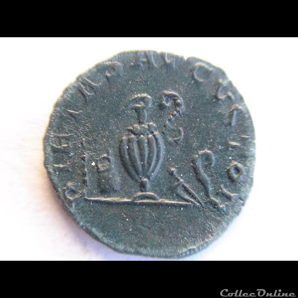 TETRICUS II 273 TREVES INSTRUMENTS monnaie antique romaine tetricus ii 273 treves instruments