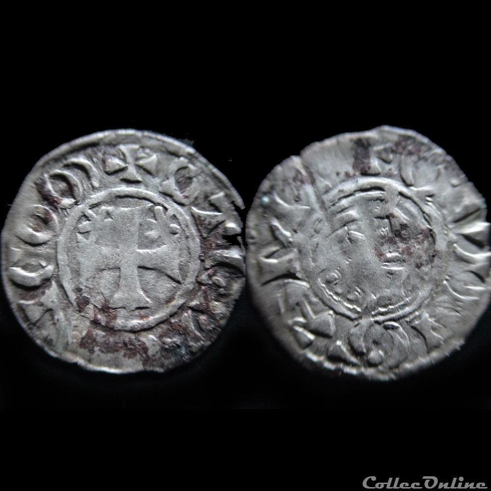 DENIER DE PENTHIEVRE TYPE II 1137-1148 monnaie france feodale denier de penthievre type ii 1137 1148