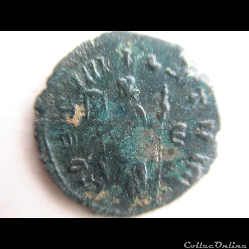VICTORIN 270 IMITATION FIDES MILITUM monnaie antique romaine victorin 270 imitation fides militum