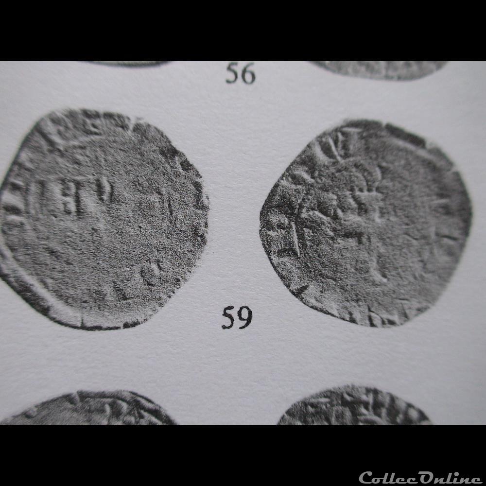 DOUBLE-PARISIS CHARLES DE BLOIS 1355 monnaie france feodale double parisis charles de blois 1355
