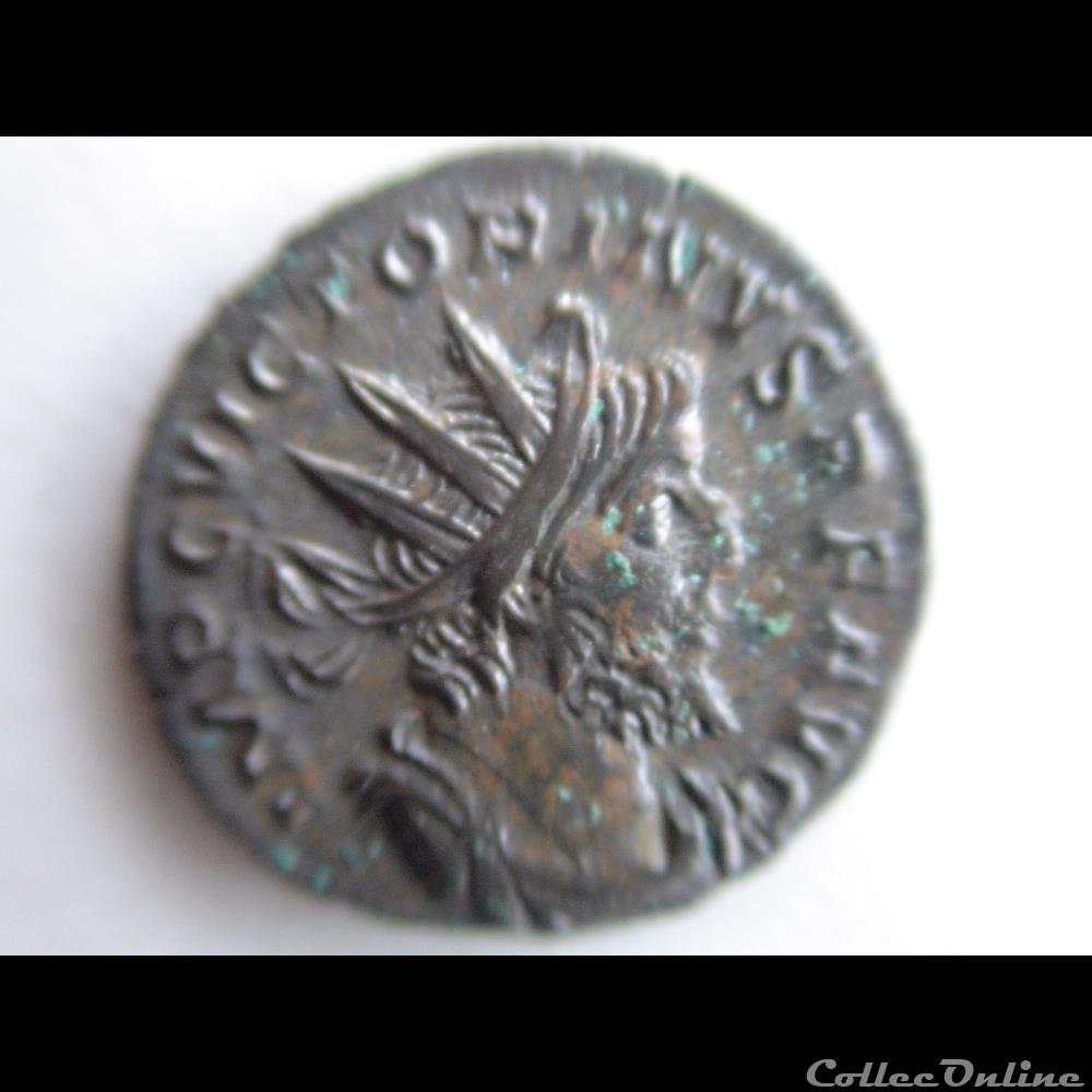 monnaie antique romaine victorin debut 270 treves pax aug