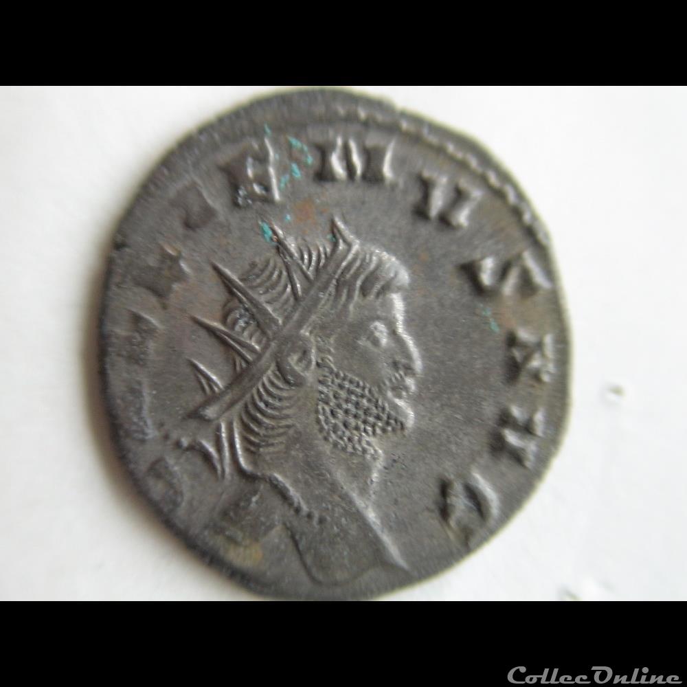 monnaie antique romaine gallien 267 268 rome bestiaire chevre a gauche