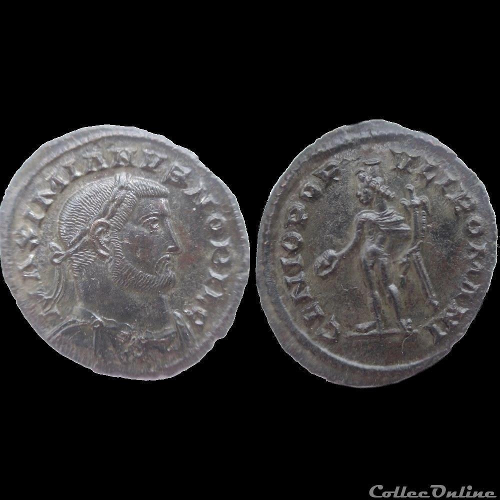 FOLLIS GALERE LONDRES 304 -305 monnaie antique av jc ap romaine follis galere londres 304 305
