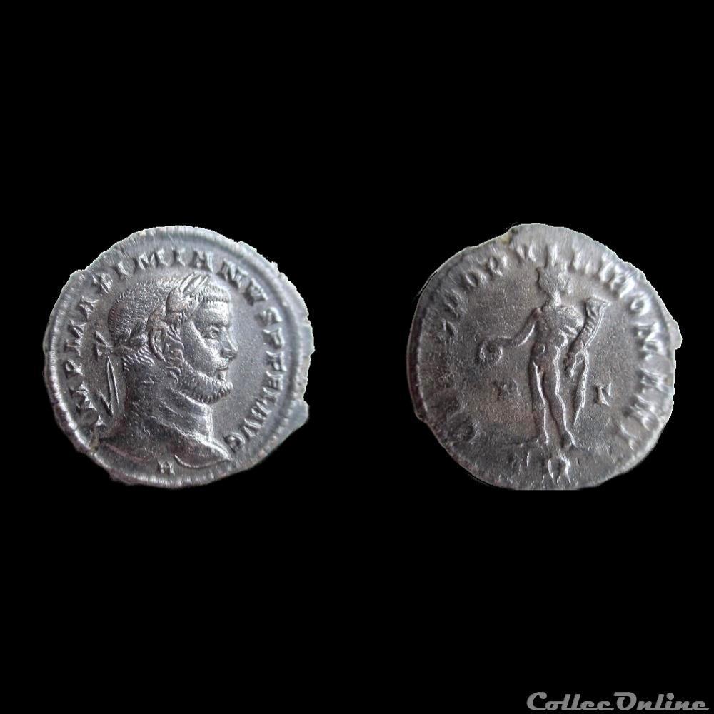 monnaie antique av jc ap romaine follis maximien au h treves tr b r