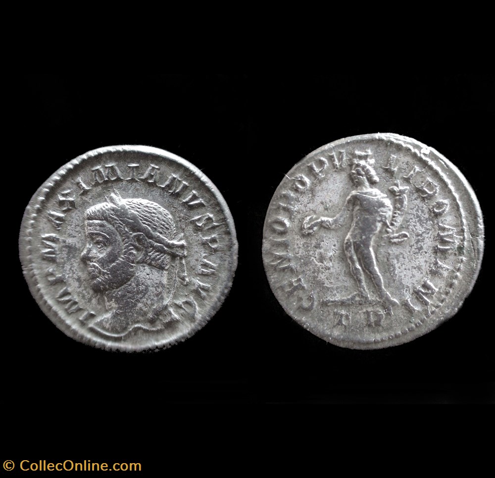 monnaie antique av jc ap romaine republicaine imperiale follis maximien hercule treves tr 294