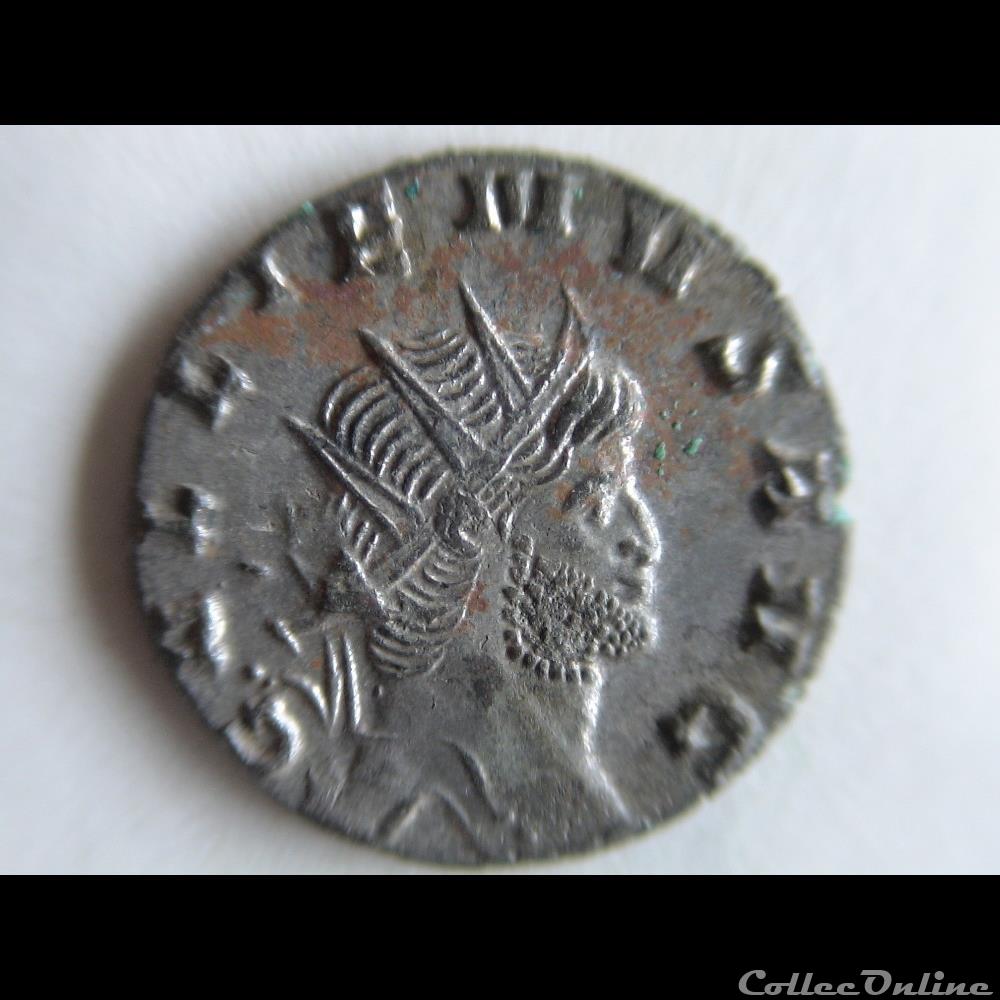 monnaie antique romaine gallien 267 268 rome bestiaire cerf