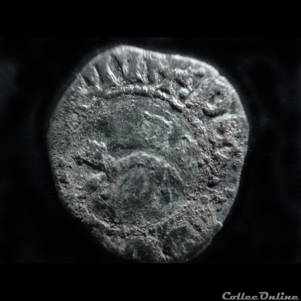 DENIER PIERRE II DE BRETAGNE NANTES monnaie france feodale denier pierre ii de bretagne nantes