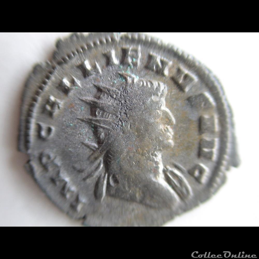 GALLIEN 263-264 MILAN LA FORTUNE monnaie antique romaine gallien 263 264 milan la fortune