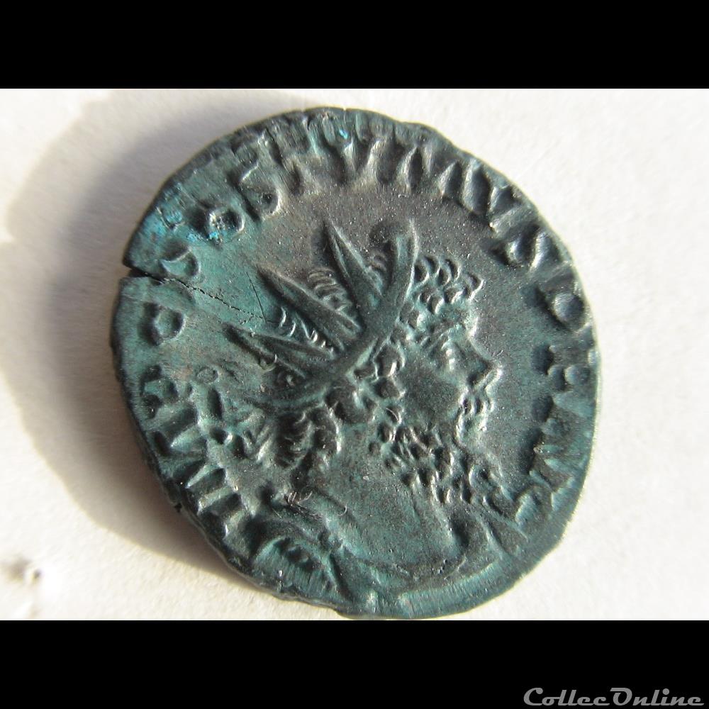 POSTUME 268 TREVES PAX AUG monnaie antique romaine postume 268 treves pax aug