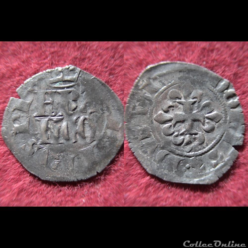DOUBLE PARISIS DE PHILIPPE VI 1346 monnaie france royale double parisis de philippe vi 1346