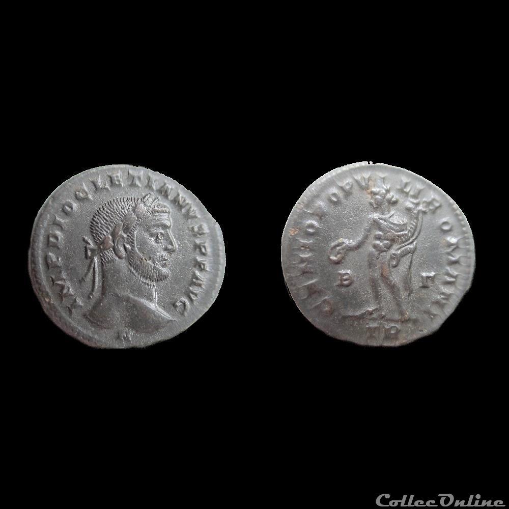monnaie antique av jc ap romaine follis diocletien au h treves tr b r