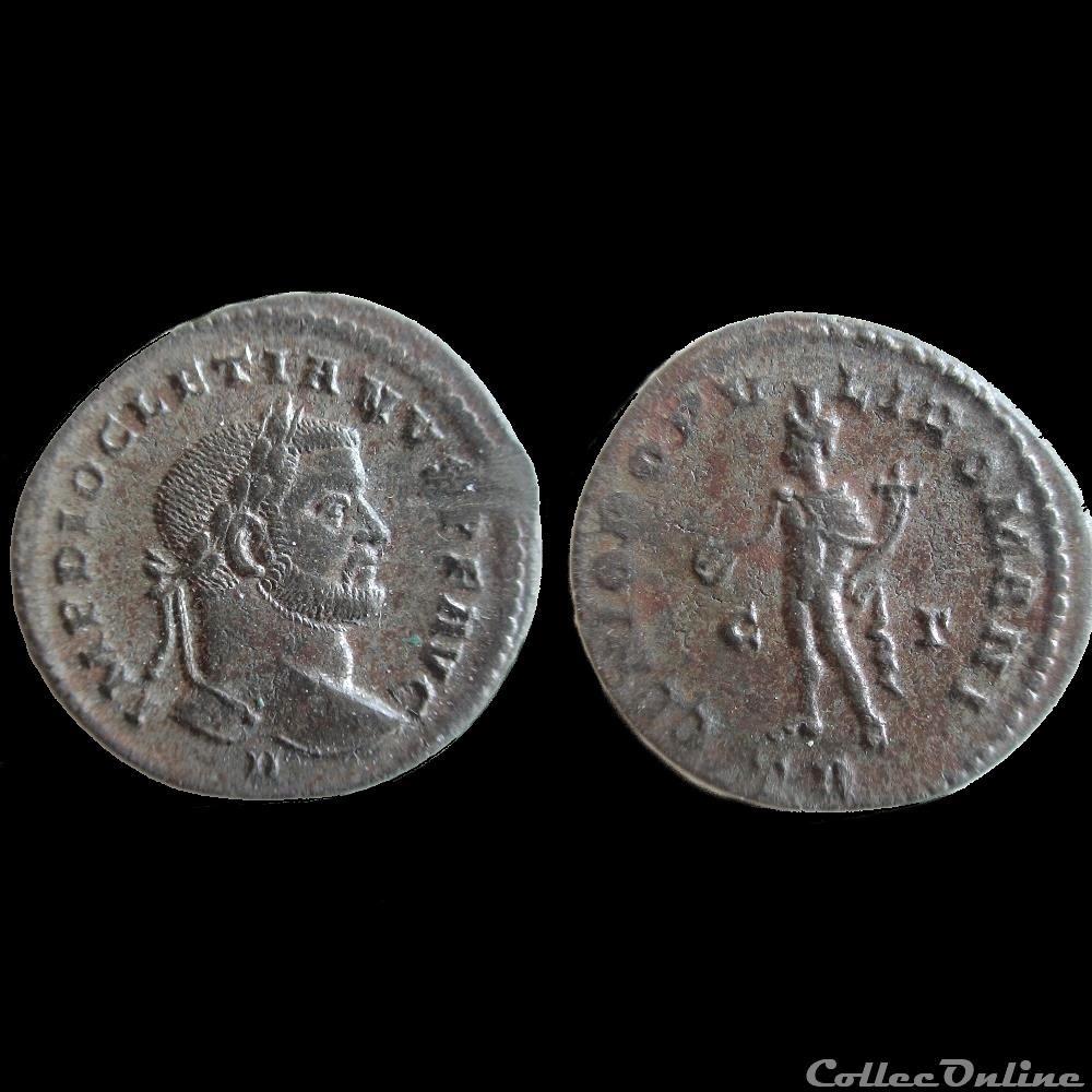 FOLLIS DIOCLETIEN au H TREVES TR C/r monnaie antique av jc ap romaine follis diocletien au h treves tr c r