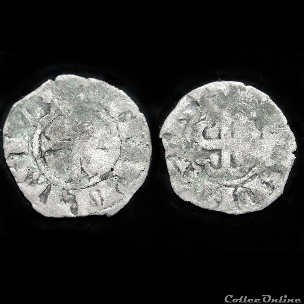 DENIER DE PHILIPPE AUGUSTE 1206-1207 monnaie france feodale denier de philippe auguste 1206 1207