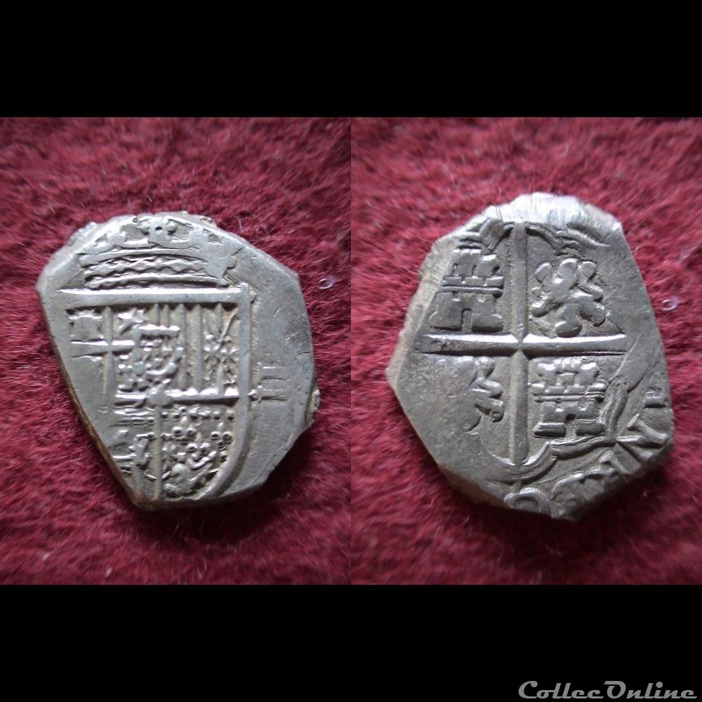 II REALES PHILIPPE III D'ESPAGNE monnaies europe medievale france royales ii reales philippe iii espagne