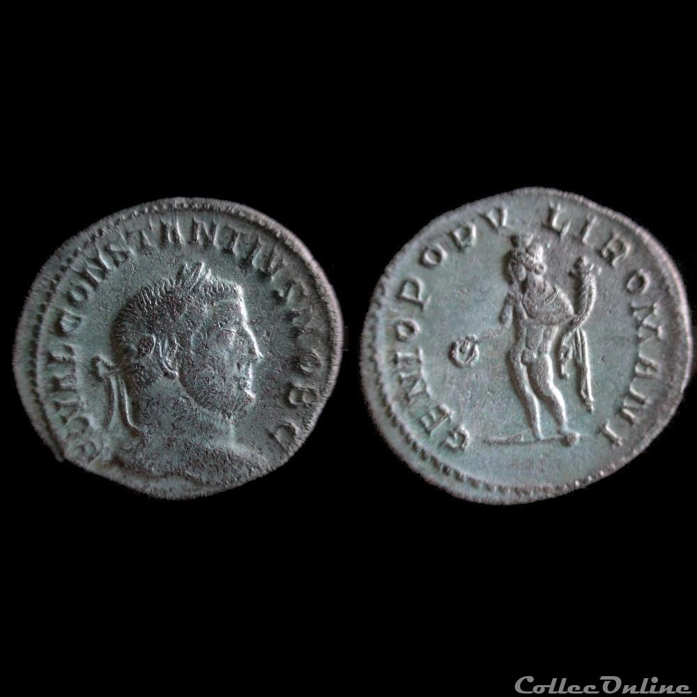FOLLIS CONSTANCE I CHLORE INTERMEDIAIRE BOULOGNE ? monnaie antique romaine follis constance i chlore intermediaire boulogne