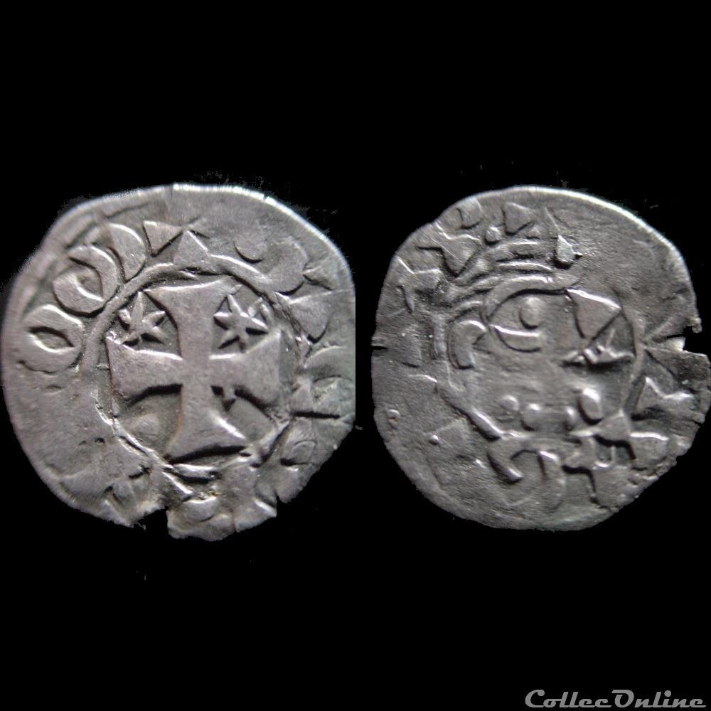 DENIER DE PENTHIEVRE TYPE III 1148-1183 monnaie france feodale denier de penthievre type iii 1148 1183