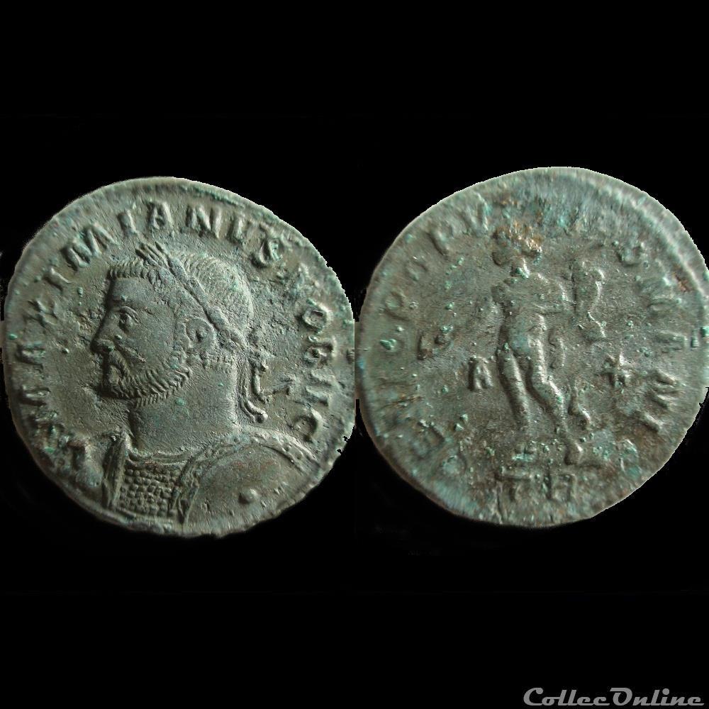 FOLLIS GALERE 298 299 TREVES TR A/* monnaie antique av jc ap romaine follis galere 298 299 treves tr a