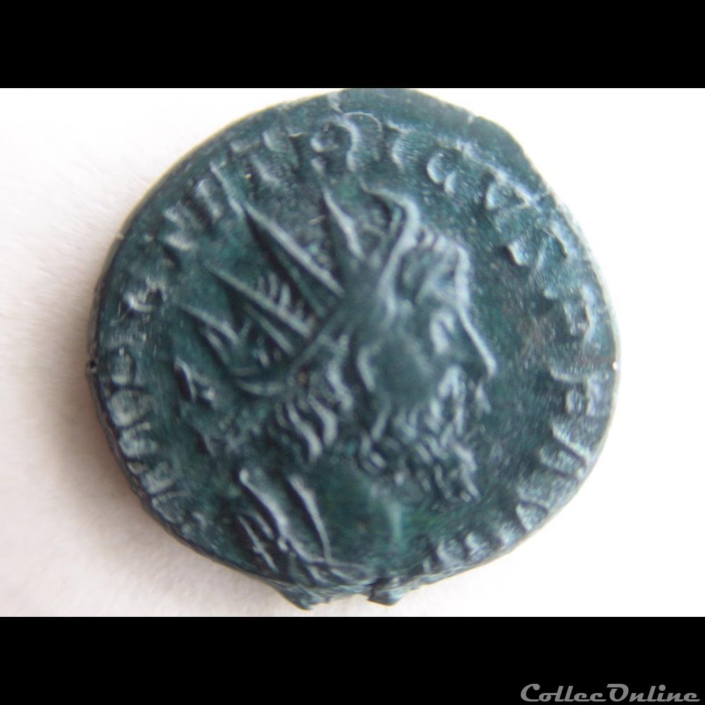 monnaie antique romaine tetricus 273 treves comes aug