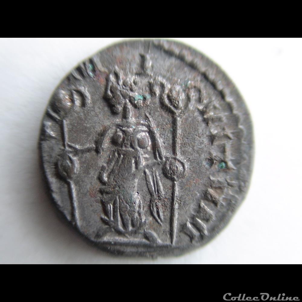 monnaie antique romaine victorin 270 imitation fides militum