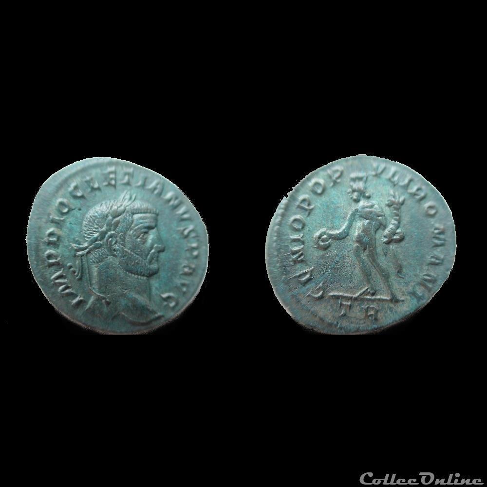 FOLLIS DIOCLETIEN TREVES TR/B monnaie antique romaine follis diocletien treves tr b