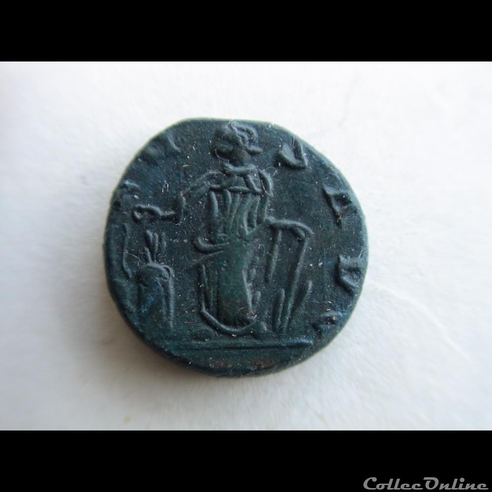 antique romaine imitation monnaies de necessite salus