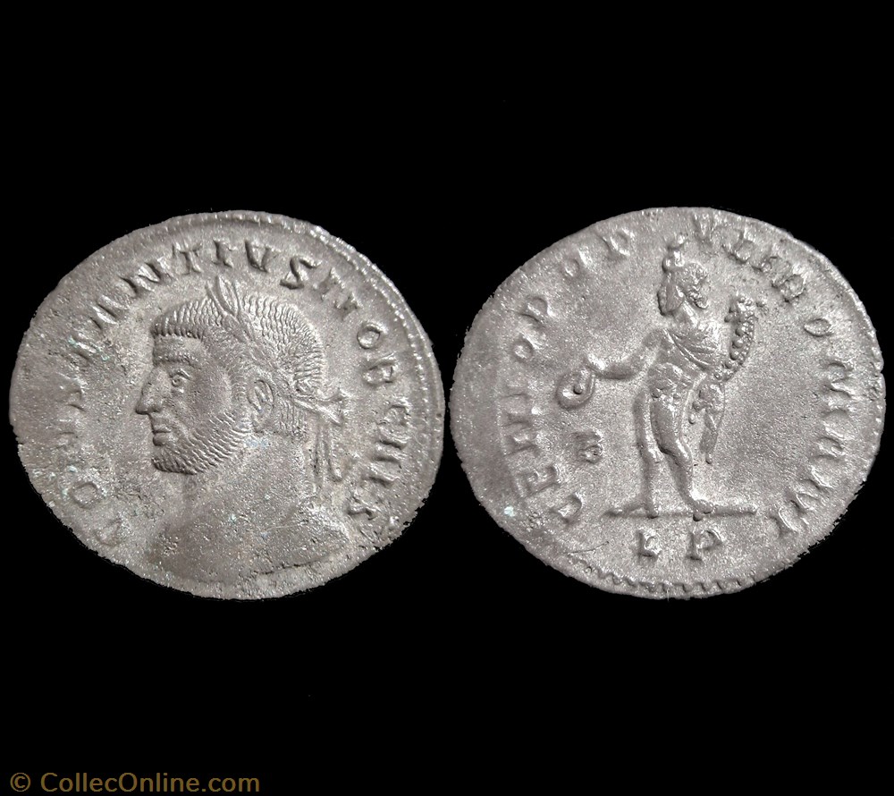 FOLLIS CONSTANCE I CHLORE 298 LYON LP/B monnaie antique av jc ap romaine follis constance i chlore 298 lyon lp b