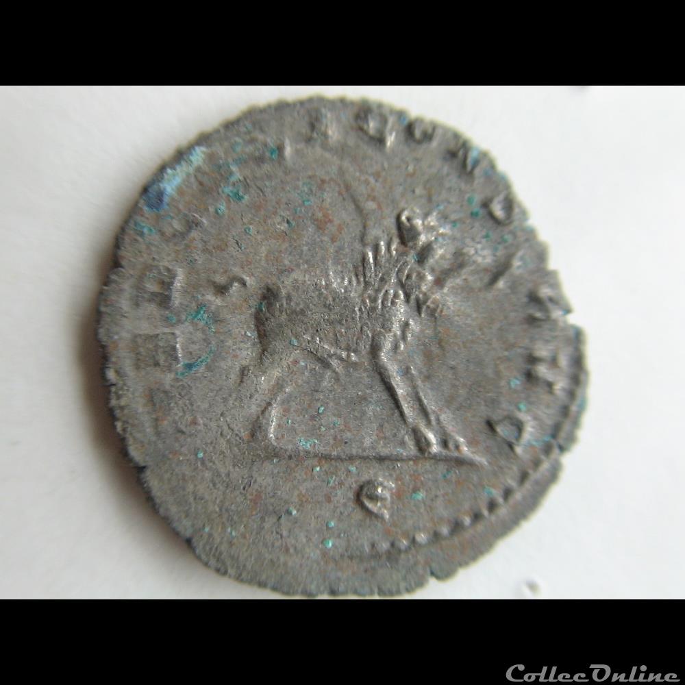 monnaie antique romaine gallien 267 268 rome bestiaire sanglier