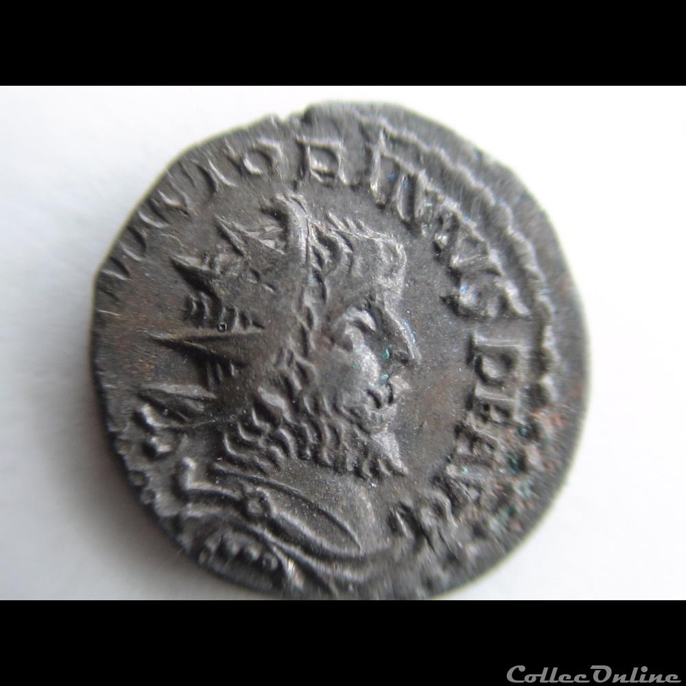 monnaie antique romaine victorin 270 imitation fides militum