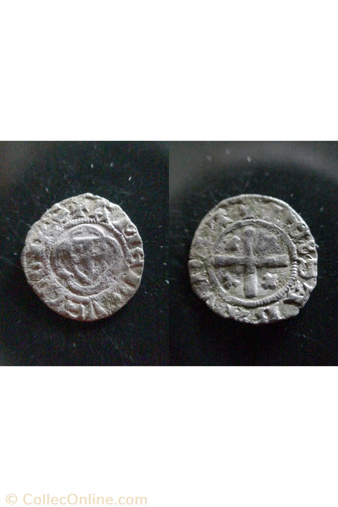 OBOLE BLANCHE AMEDEE VIII DE SAVOIE monnaie france feodale obole blanche amedee viii de savoie