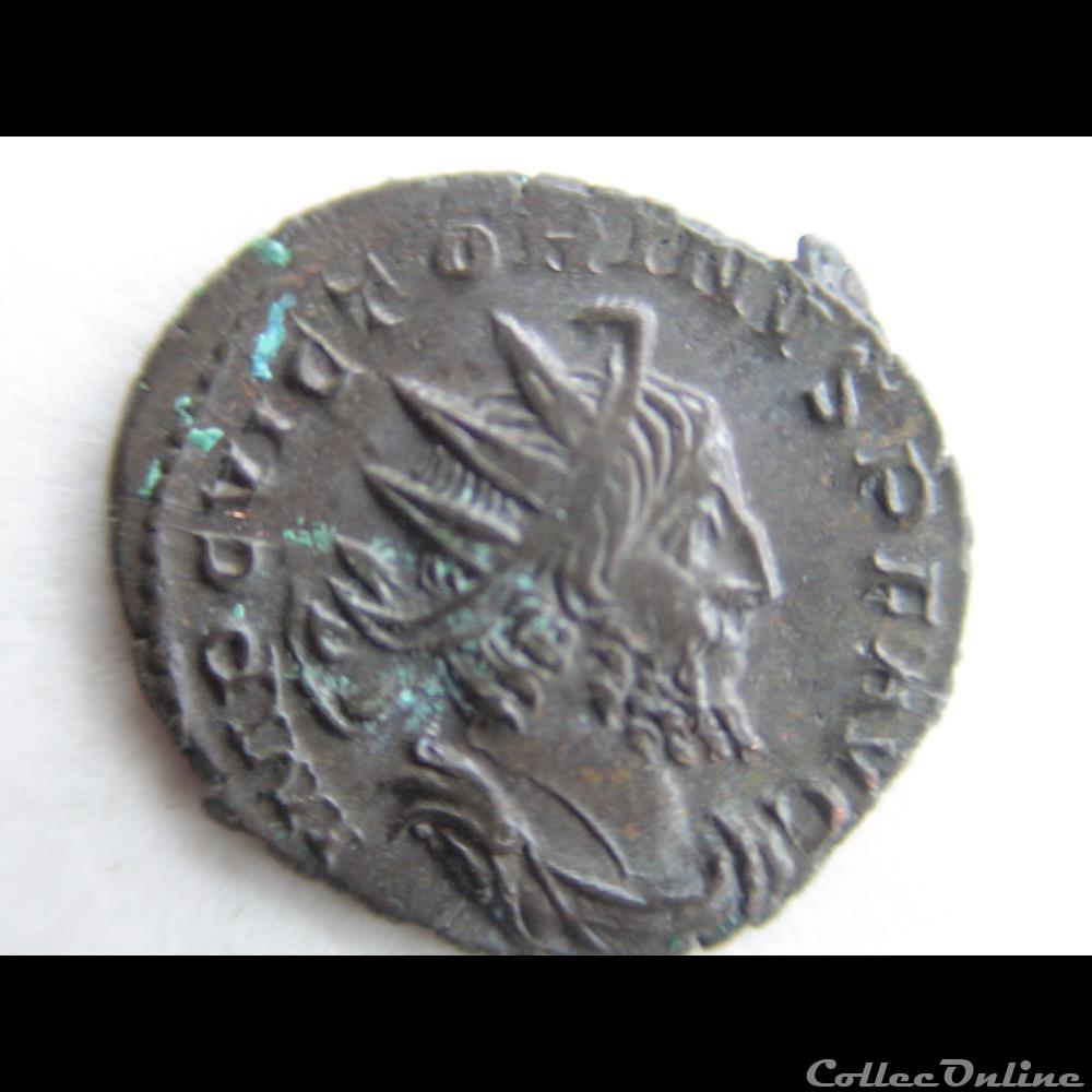 VICTORIN 270 TREVES VIRTUS A DROITE monnaie antique romaine victorin 270 treves virtus a droite