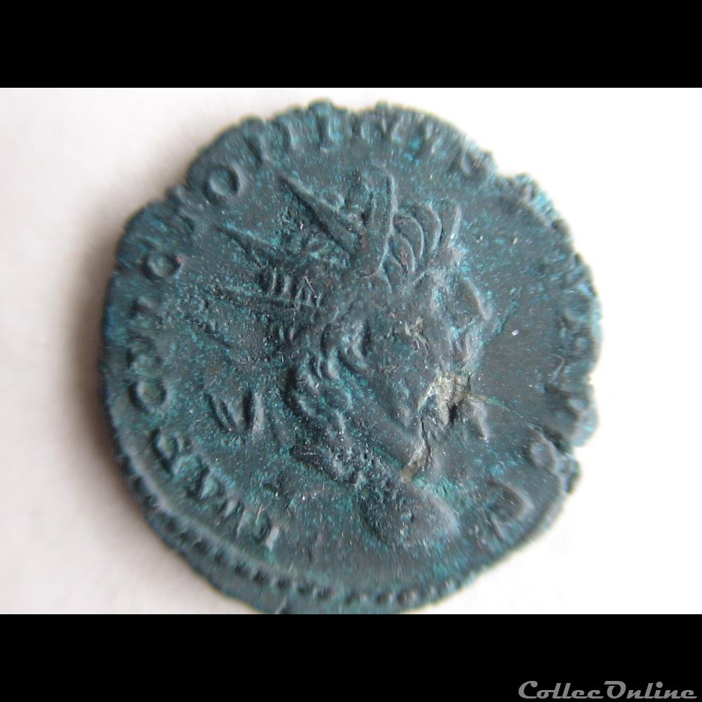monnaie antique romaine victorin 270 treves pax aug
