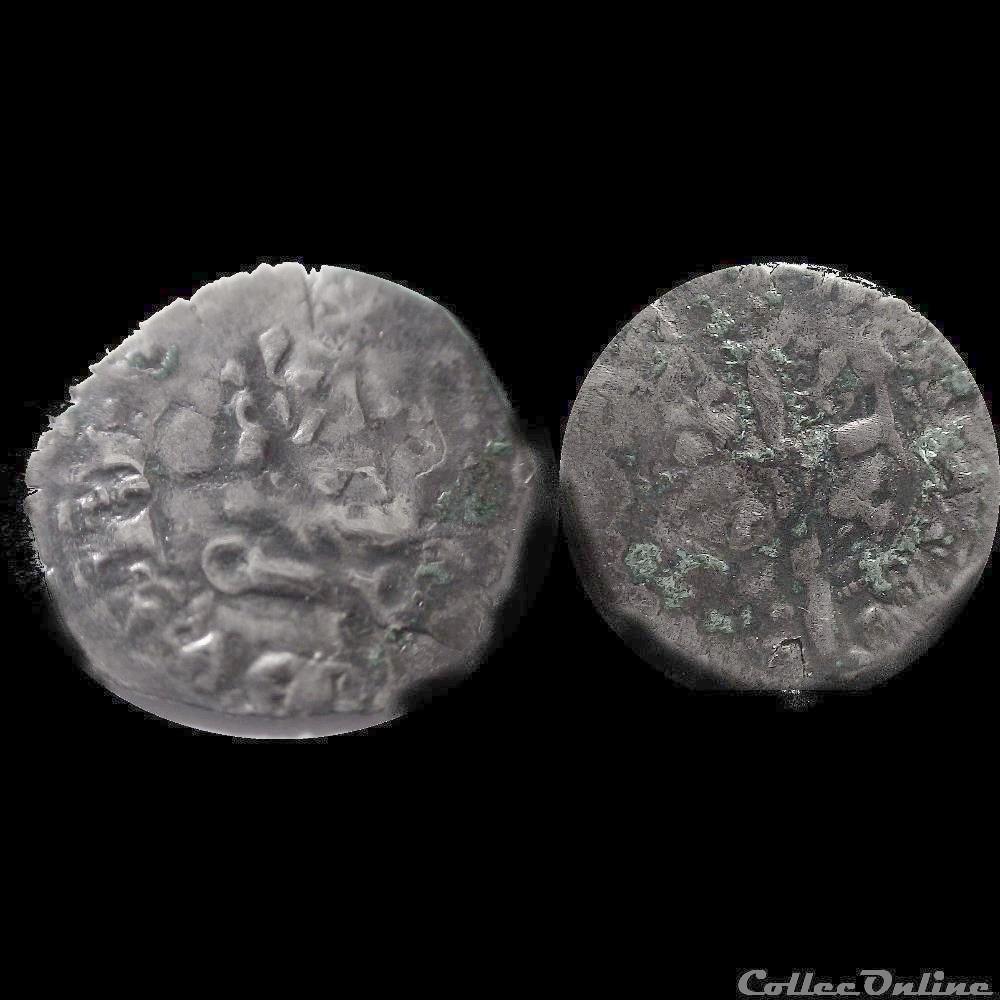 monnaies europe medievale france feodales double tournois charles de blois 1353
