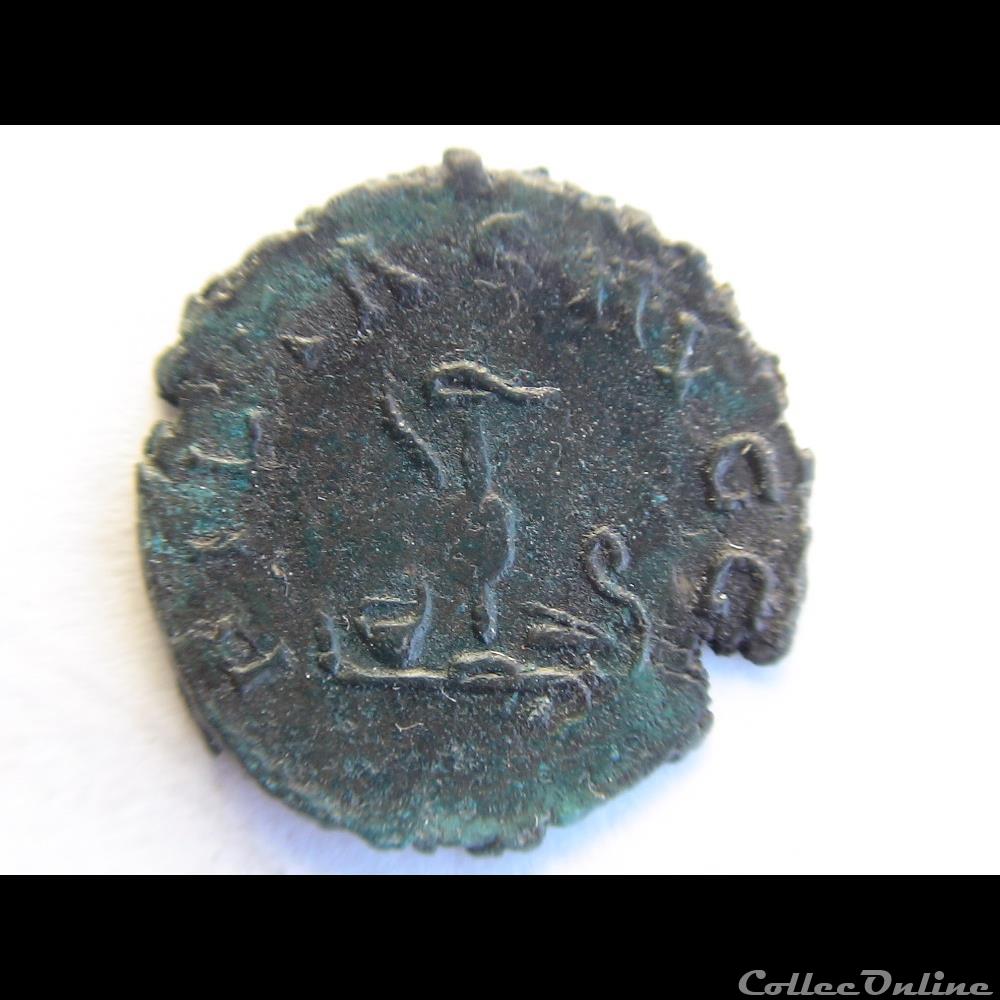 TETRICUS II 273 TREVES INSTRUMENTS monnaie antique romaine tetricus ii 273 treves instruments