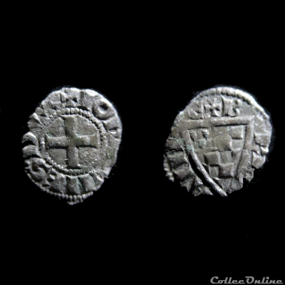 monnaie france feodale obole jean i le roux 1241 1266