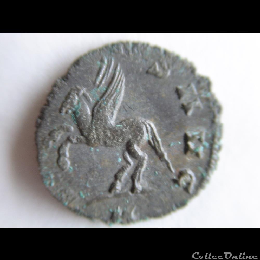 GALLIEN 267-268 ROME BESTIAIRE PEGASE A GAUCHE monnaie antique romaine gallien 267 268 rome bestiaire pegase a gauche