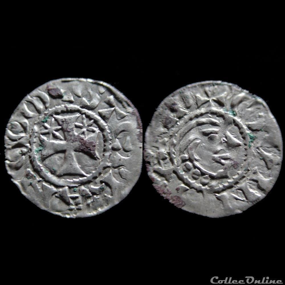 DENIER DE PENTHIEVRE TYPE II 1137-1148 monnaie france a feodale denier de penthievre type ii 1137 1148
