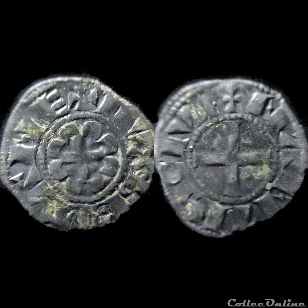 monnaies europe medievale france feodales denier anonyme xiiie siecles nantes