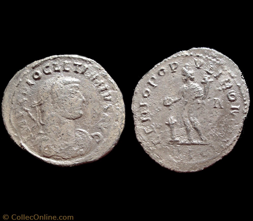 FOLLIS DIOCLETIEN 300-302 LYON PLG/A monnaie antique av jc ap romaine follis diocletien 300 302 lyon plg a