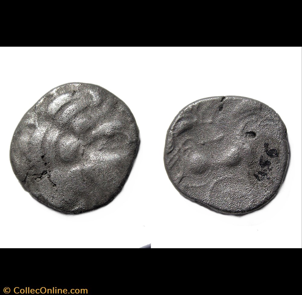 STATERE REDONS 80-50 av JC monnaie antique ap gauloise statere redons 80 50 av jc