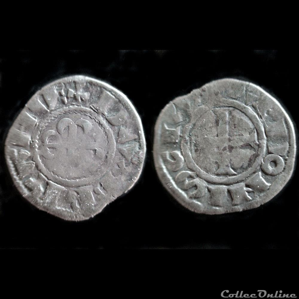 monnaies europe medievale france feodales denier anonyme rennes fin xii debut xiii siecle
