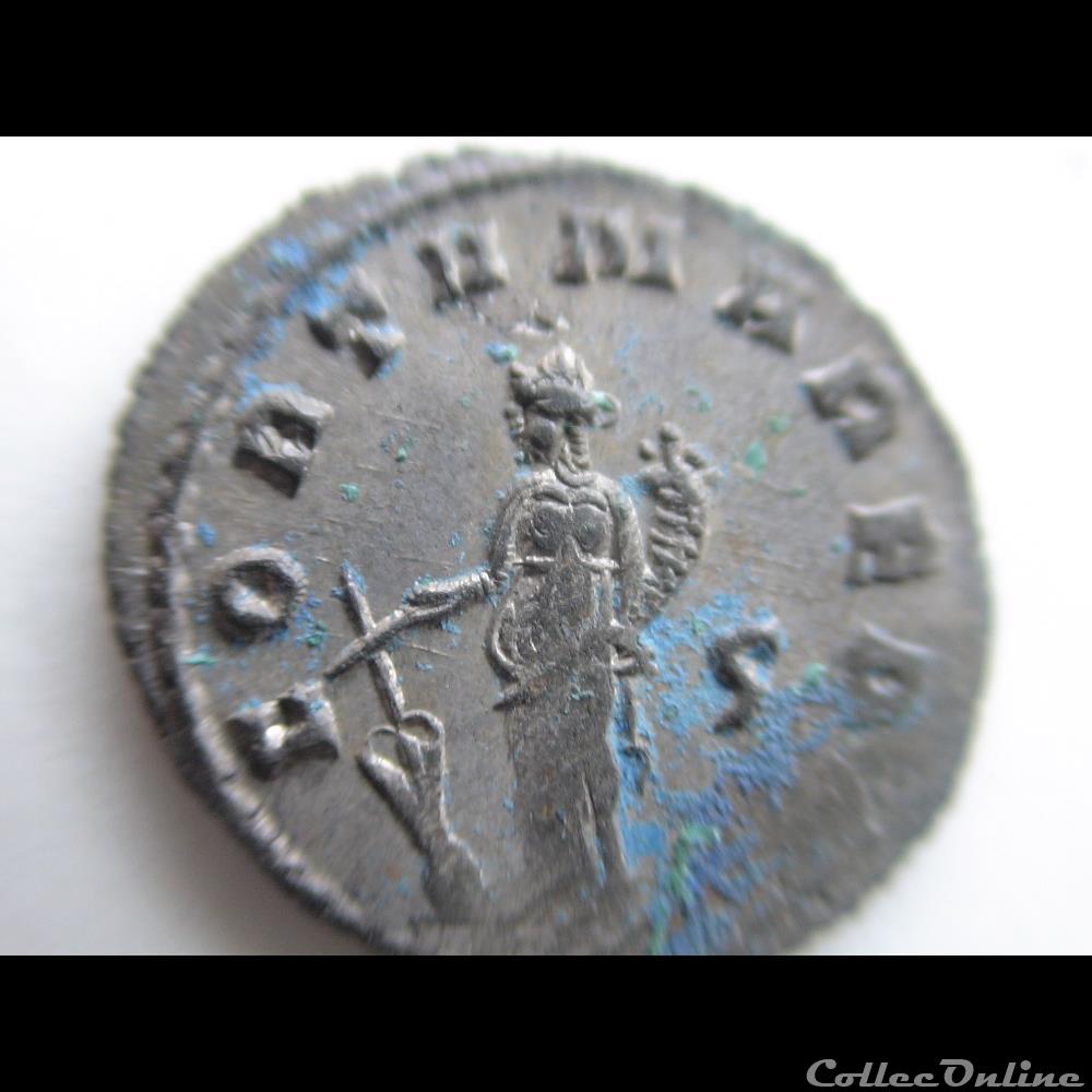 GALLIEN 262-263 ROME LA FORTUNE monnaie antique romaine gallien 262 263 rome la fortune