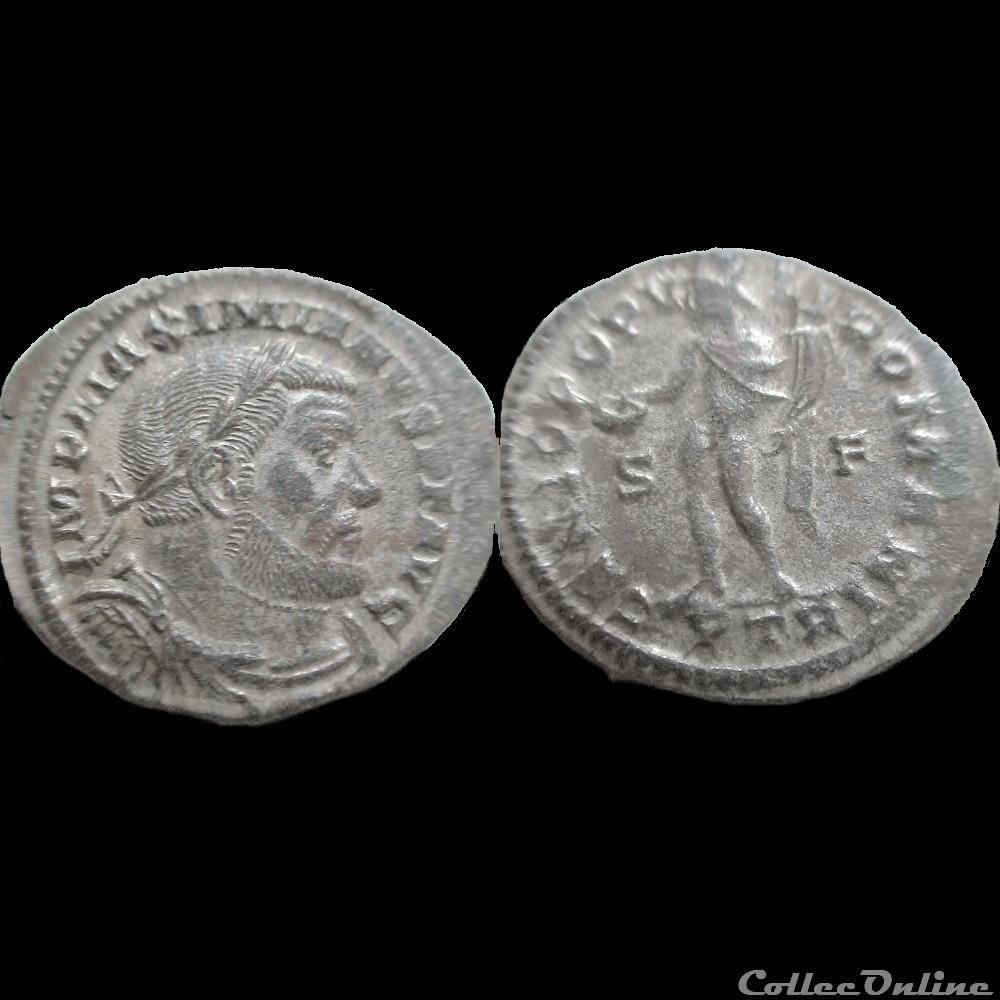 FOLLIS MAXIMIEN HERCULE 303 305 TREVES PTR S/F monnaie antique av jc ap romaine follis maximien hercule 303 305 treves ptr s f
