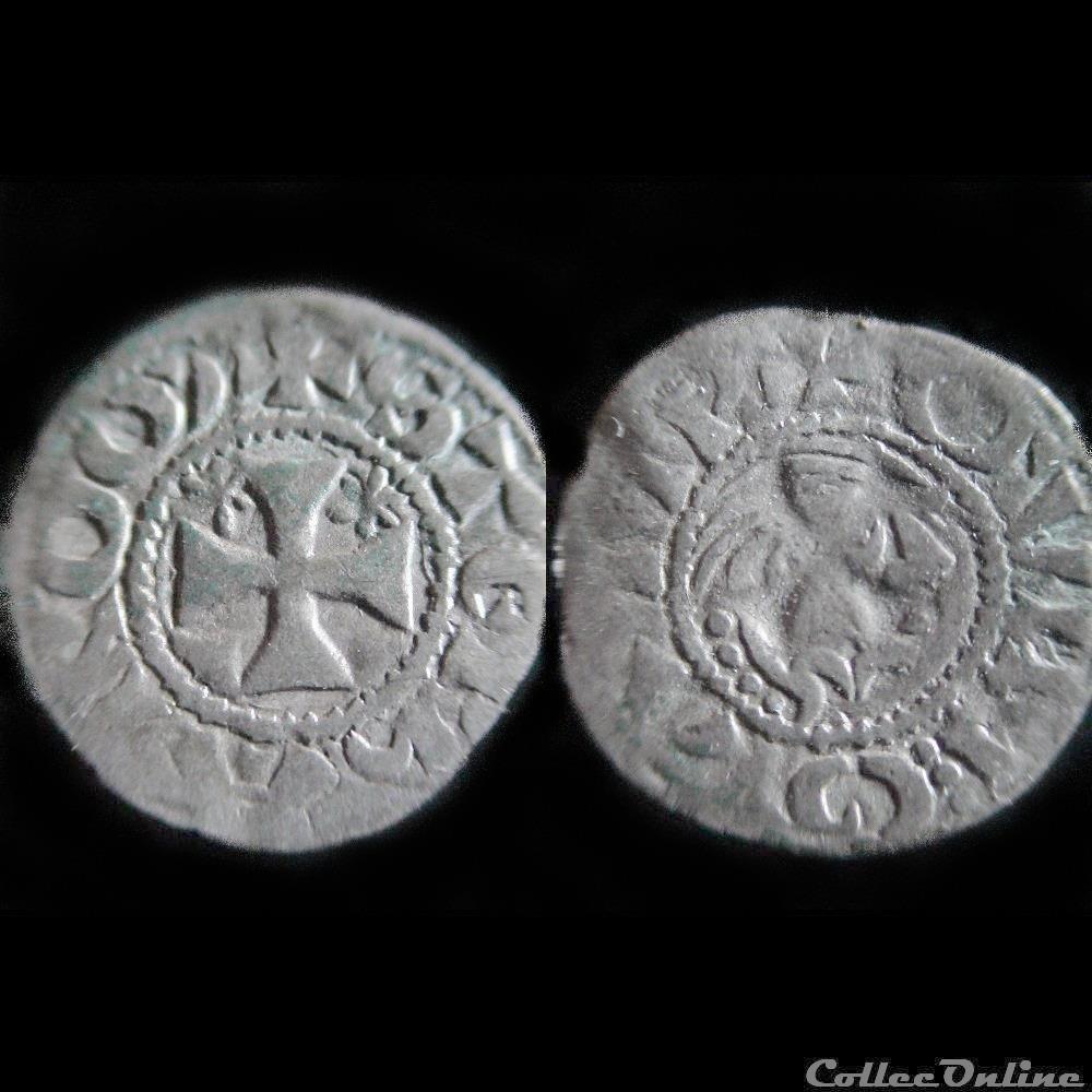 DENIER ETIENNE I PENTHIEVRE 1093-1137 monnaies europe medievale a france feodales denier etienne i penthievre 1093 1137